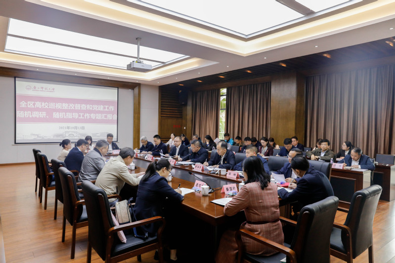 【党史学习教育】马克思主义学院在全区高校巡视整改督查和党建工作随机调研、随机指导工作专题汇报会上作交流发言